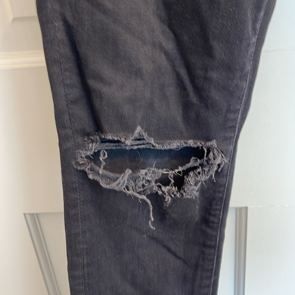 EUC Mother black skinny cropped skinny jeans 25 - Picture 5 of 16